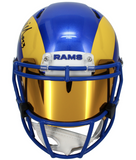 Kyren Williams Autographed Los Angeles Rams Authentic Helmet w/ Visor Beckett