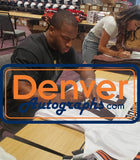 Nick Chubb Autographed/Signed Pro Style White XL Jersey BAS 32359