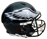 A.J. Brown Signed Full Size Authentic SB LIX Champ Helmet Eagles Beckett 195536