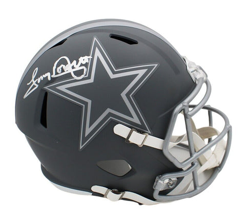 Tony Dorsett Signed Dallas Cowboys Speed Full Size Slate NFL Helmet