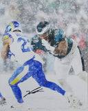 Jalen Carter Signed/Autographed 16x20 Photo Philadelphia Eagles PSA/DNA 193673