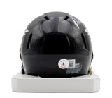 Brandon Graham Autographed 2022 Alternate Mini Black Helmet Eagles Beckett