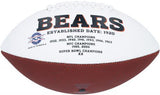 Noah Sewell Chicago Bears Autographed White Panel Football