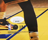 STEPHEN CURRY AUTOGRAPHED 16X20 PHOTO GOLDEN STATE WARRIORS LAYUP JSA 216035