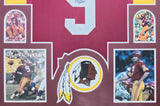 FRAMED WASHINGTON FOOTBALL SONNY JURGENSEN AUTOGRAPHED SIGNED JERSEY JSA COA