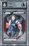 Heat Jaime Jaquez Jr. Signed 2023 Panini Prizm Em #23 Rookie Card BAS Slabbed