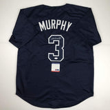 Autographed/Signed Dale Murphy Atlanta Dark Blue Jersey PSA/DNA COA