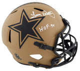 Cowboys Tony Dorsett "HOF 94" Signed STS II F/S Speed Rep Helmet BAS Witness