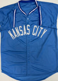 BO JACKSON - Kansas City Royals MLB - Signed Blue Replica Jersey AUTO - BAS
