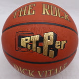 Dick Vitale Autographed The Rock Basketball ESPN Announcer Beckett BAS #F58228