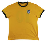 Pele Authentic Signed Brazil Yellow Jersey Autographed Fanatics #A788628