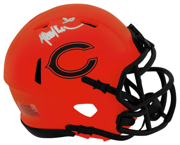 Mike Brown Signed Chicago Bears RAVE Riddell Speed Mini Helmet - (SCHWARTZ COA)