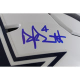 Dak Prescott Autographed Dallas Cowboys SpeedFlex 22 Alt Helmet Beckett 56289
