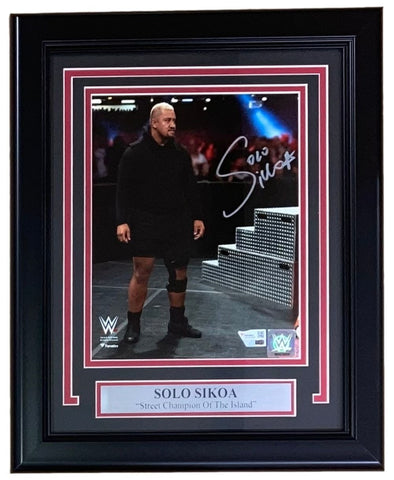 Solo Sikoa Signed Framed 8x10 WWE Debut Photo Fanatics