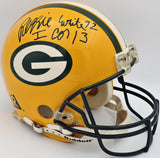 Reggie White Autographed Packers Full Size Authentic Helmet Beckett AE16696