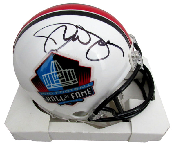 Jerry Jones HOF Signed/Auto Hall of Fame Mini Football Helmet JSA 213088
