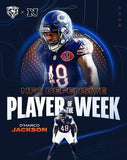 D'Marco Jackson Signed Chicago Bears Jersey (JSA) 2022 Draft Pick / Linebacker