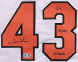 Jim Johnson Signed Baltimore Orioles Jersey Inscribed "2xSaves Leader"/ Beckett