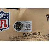 Purdy Kittle Signed 49ers Helmet Speedflex "Throw me the Ball Brock" BAS 58566