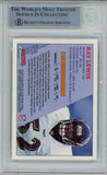 Ray Lewis Autographed 2001 Bowman Chrome #BRC2 Card Beckett Slab 37453