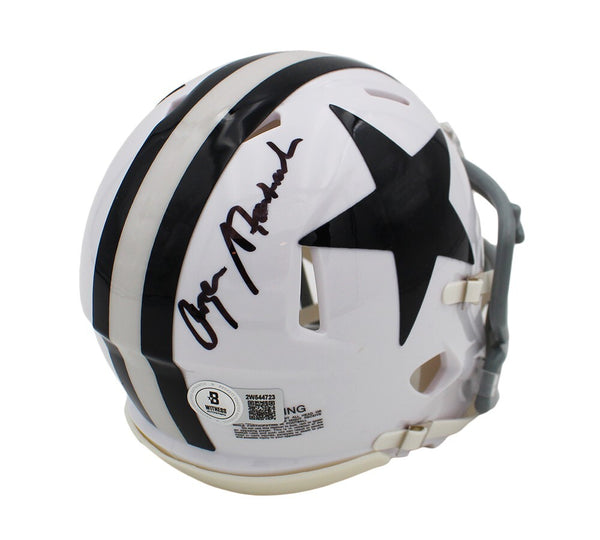 Roger Staubach Signed Dallas Cowboys Speed Throwback 1960-63 NFL Mini Helmet