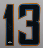 KEENAN ALLEN (Chargers white SKYLINE) Signed Autographed Framed Jersey JSA