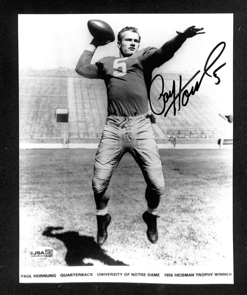 Paul Hornung Signed/Autographed 8x10 Photo Notre Dame JSA 214259