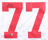 Paul Coffey Signed Detroit Red Wings Jersey (Beckett) NHL HOF 2004 Defenseman