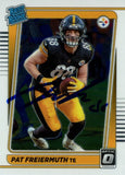 Pat Freiermuth Signed 2021 Donruss Optic Rated Rookie #232 Card Beckett 57009