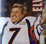 John Elway Autographed Super Bowl XXXII 16x20 Photo in Lighted Shadowbox