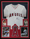 FRAMED ANAHEIM ANGELS BARTOLO COLON AUTOGRAPHED INSCRIBED JERSEY PSA COA