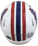Oilers Ken Houston "HOF 86" Signed 81-98 TB Speed Mini Helmet BAS Witnessed