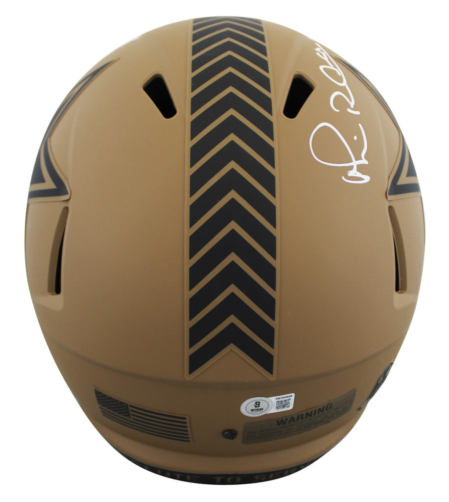 Cowboys Michael Irvin Signed STS II Full Size Speed Rep Helmet BAS Wit ...