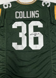 Packers SB XLV Champ NICK COLLINS Signed Custom Replica Green Jersey AUTO - JSA