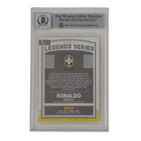 Ronaldo Nazario Signed 2018-19 Panini Donruss Legend Series Silver - BGS 10 Auto