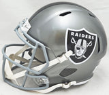 BO JACKSON AUTOGRAPHED RAIDERS FLASH GRAY FULL SIZE SPEED HELMET BECKETT 218028