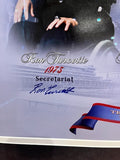 Turcotte Cruguet Cauthen Autographed 16x20 Photo Framed Triple Crown PSA COA