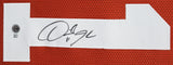 Texas Derrick Johnson Signed Burnt Orange Pro Style Framed Jersey BAS Witnessed