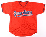Daniel Schneemann Signed Cleveland Guardians Jersey (Beckett) 2025 Rookie / Inf.