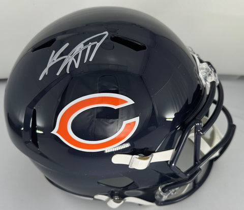 Bears Receiver KEENAN ALLEN Signed Full Size REPLICA Speed Helmet AUTO - BAS