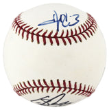 Sean Casey, Aaron Harang, & Eric Milton Signed Oml Baseball BAS #AB76891