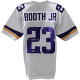 Andrew Booth Jr Autographed/Signed White Pro Style Jersey Beckett 45995