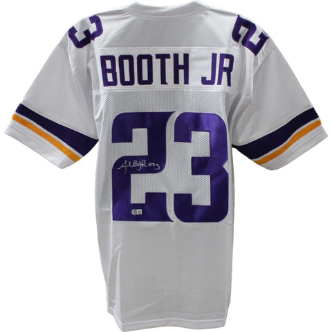 Andrew Booth Jr Autographed/Signed White Pro Style Jersey Beckett 45995