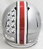 EMEKA EGBUKA AUTOGRAPHED OHIO STATE SILVER FULL SIZE HELMET BECKETT 216621