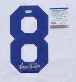 Reggie Smith Signed Los Angeles Dodgers Jersey (PSA COA) 1981 World Series Patch