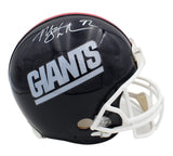 Michael Strahan Signed New York Giants Proline Authentic TB 1981-99 Helmet