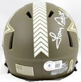 Tony Dorsett Signed Cowboys STS Speed Mini Helmet-Beckett W Holo