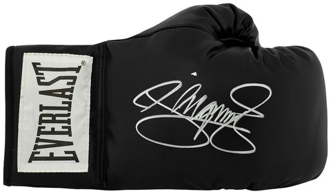 Manny Pacquiao Signed Everlast Black Boxing Glove - (SCHWARTZ SPORTS COA)