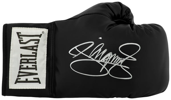 Manny Pacquiao Signed Everlast Black Boxing Glove - (SCHWARTZ SPORTS COA)