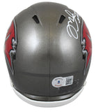 Buccaneers Mike Alstott Authentic Signed Speed Mini Helmet w/ Case BAS Witnessed
